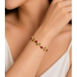 Gold-plated stainless steel bracelet by SOLMARE VENTURES