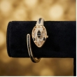 Fashionable Neofashy crystal bracelet watch for women