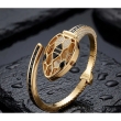 Midnight crystal bracelet wristwatch with trendy design
