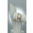Ivory luxe braided bracelet watch with stylish design