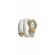 Fashionable Neofashy ivory braided watch for women