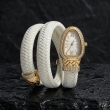 Neofashy ivory luxe watch with braided bracelet strap