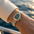 Stylish Green Crystal Bracelet Watch