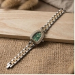 Emerald Green Crystal Watch Detail View