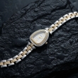 White Crystal Bracelet Watch Detail View