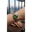 Emerald Orbit Gold Watch for Women