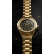 Women's Crystal Gold Bracelet Watch Front View