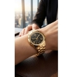 Midnight Royale Crystal Gold Watch for Women