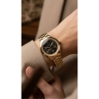 Crystal Gold Bracelet Watch Detail View