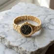 Designer Crystal Gold Bracelet Watch for Women