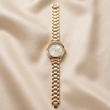 Imperial Crystal Gold Bracelet Watch for Women