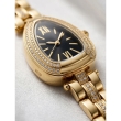 Women's Crystal Gold Bracelet Wristwatch