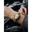 Elegant Crystal Gold Bracelet Watch