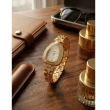 Teardrop Crystal Gold Watch Detail View