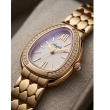 Women's Crystal Gold Bracelet Wristwatch