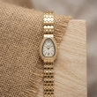 Designer Gold Crystal Bracelet Watch for Women