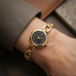 Stylish Gold Bracelet Wristwatch for Women