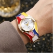 Women's Gold Cuff Bracelet Watch Front View