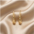 Stellar gilded drop earrings with crystal accents