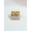 Neofashy vintage golden pearl stud earrings