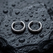 Stainless steel hoop earrings for women