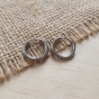 Neofashy sleek stainless steel hoop earrings