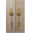 Neofashy traditional Kashmiri gold-plated earrings