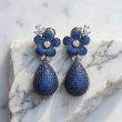 Stylish floral drop earrings for women