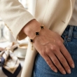 Stylish Midnight Clover bracelet with premium clover charm
