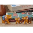 Colorful paper mache showpiece for table, shelf, and home decoration