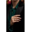 Stylish butterfly adjustable ring with crystals for women and girls
