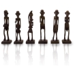 Statue Set Showpiece- African Tribal Zulu Men