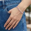 Tulip bracelet with pink detailing for everyday and party wear