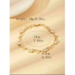 White Gold Bracelet- Tulip