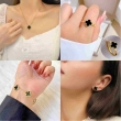 Premium black pendant necklace and bracelet set ideal for gifting and special occasions