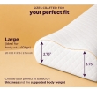 Pain relief pillow for sleeping- white