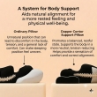White memory foam sleeping pillow suitable for teenagers