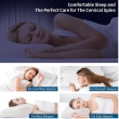Sleeping pillow- white & blue