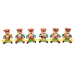 Traditional wooden Bawla musician showpiece for ethnic home and office decoration