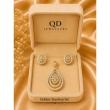 Teardrop Jewellery set- Golden Crystal Luxe