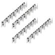 ONMAX stainless steel 8 hook wall hanger pack of 4